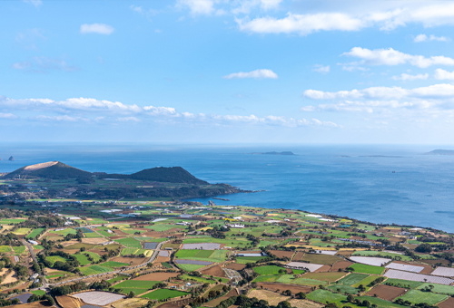 登鬼岳一覽福江島